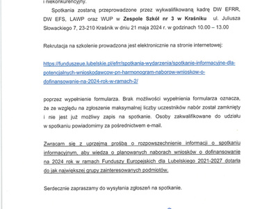 Zdjęcie zaproszenia