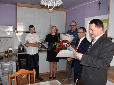Zdjęcie ze spotkania ze 100-latką