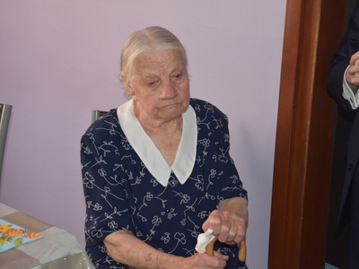 Zdjęcie ze spotkania ze 100-latką