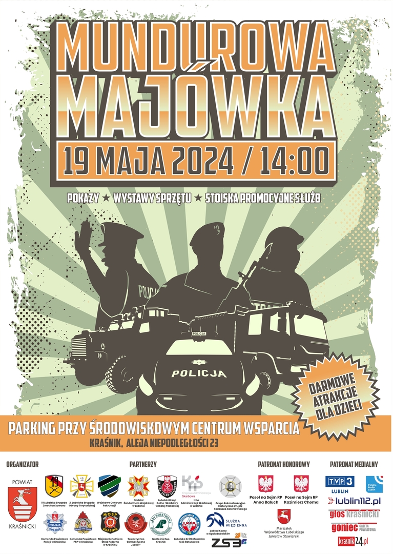 Zdjęcie plakatu z grafiką wojska