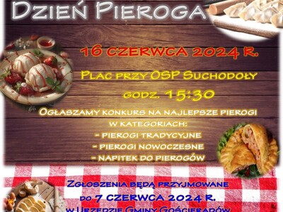 Zdjęcie plakatu z pierogami