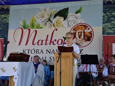 Zdjęcie z Przeglądu Pieśni Maryjnej w Księżomierzy