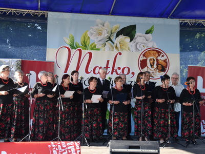 Zdjęcie z Przeglądu Pieśni Maryjnej w Księżomierzy