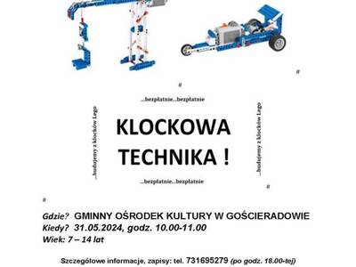 Zdjęcie plakatu z klockami