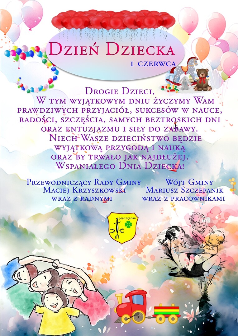 Zdjęcie życzeń z okazji Dnia Dziecka