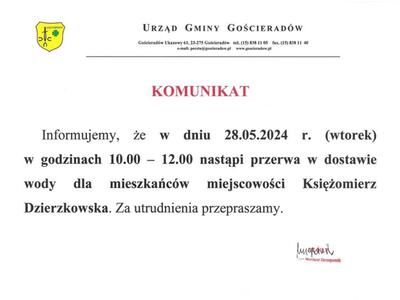 Obraz zawierający treść  komunikatu