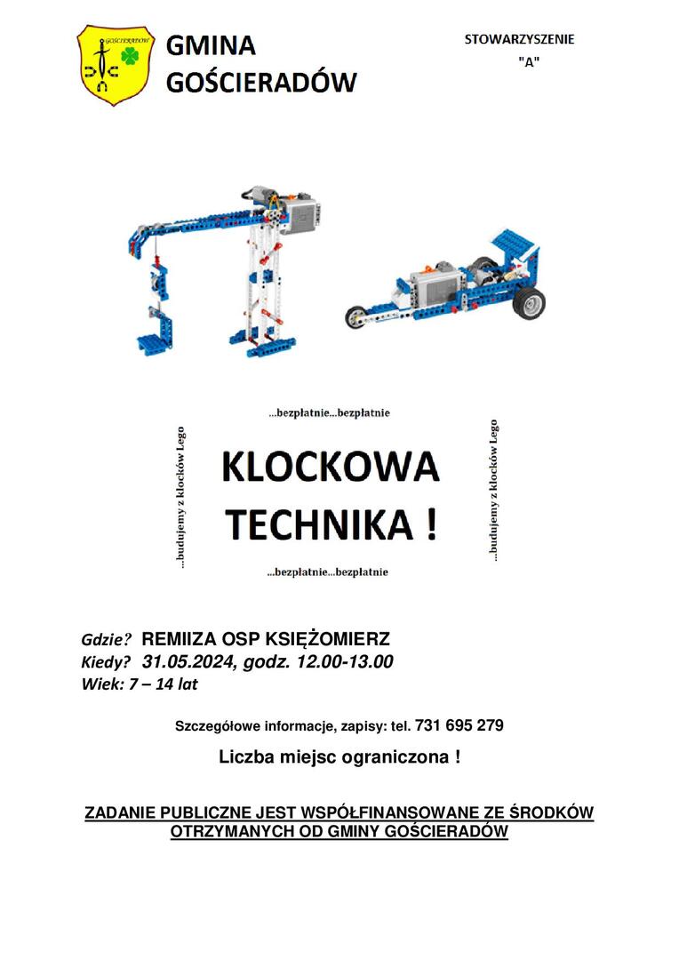 Zdjęcie plakatu z klockami