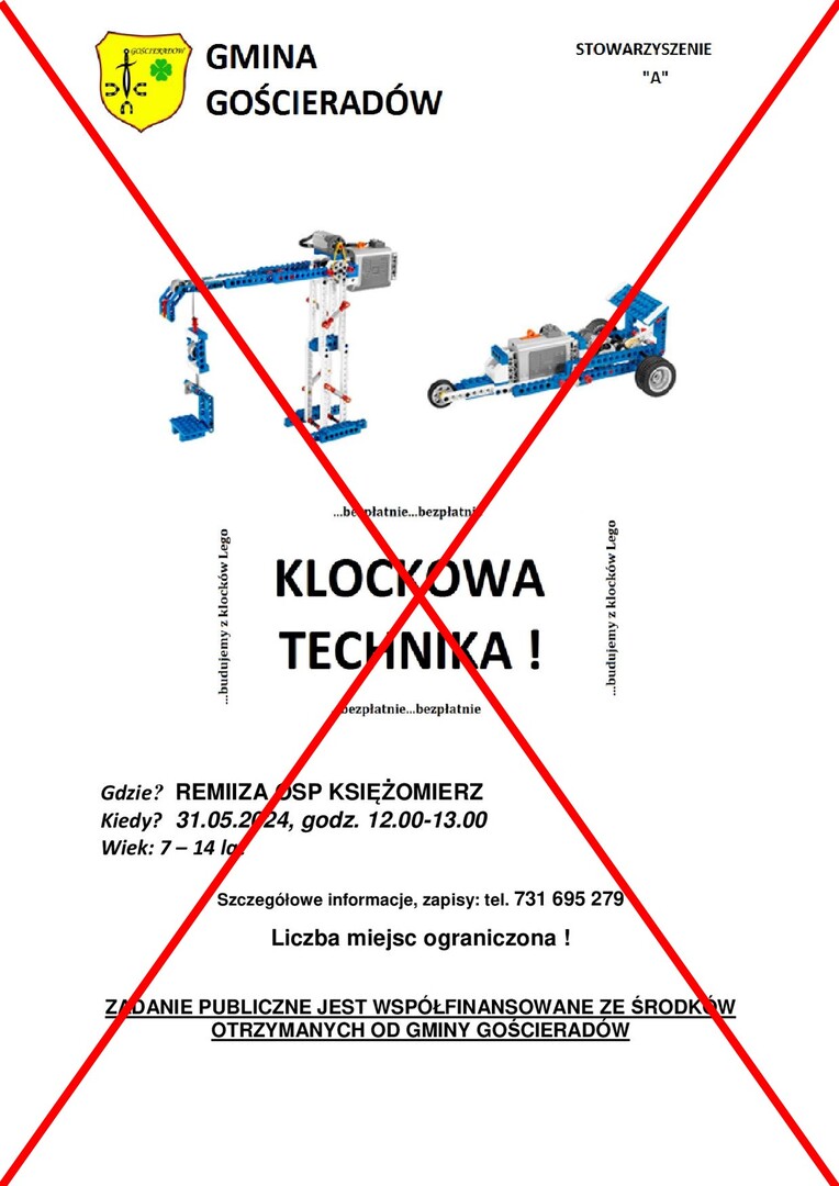 Zdjęcie plakatu z klockami