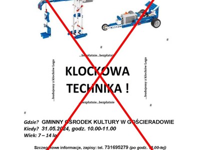 Zdjęcie plakatu z klockami