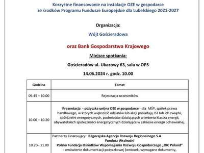 Zdjęcie programu OZE