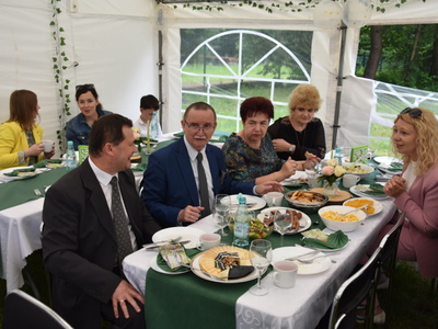 Zdjęcie ze 100-lecia mieszkańca gminy Gościeradów