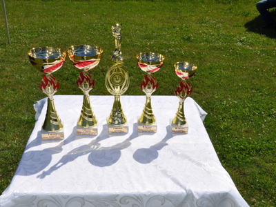Zdjęcie z gminnych zawodów sportowo - pożarniczych