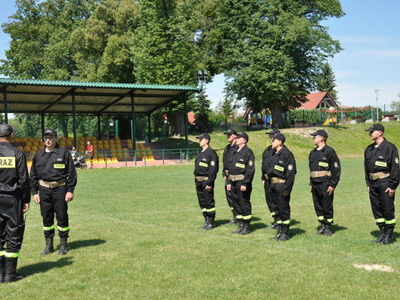 Zdjęcie z gminnych zawodów sportowo - pożarniczych