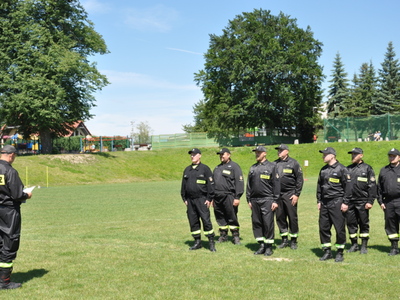 Zdjęcie z gminnych zawodów sportowo - pożarniczych