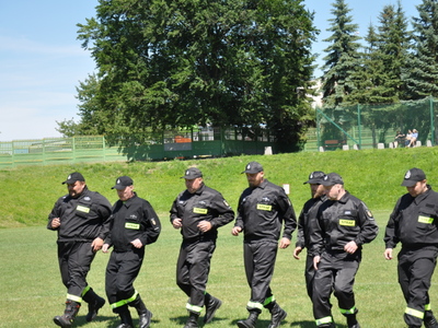 Zdjęcie z gminnych zawodów sportowo - pożarniczych