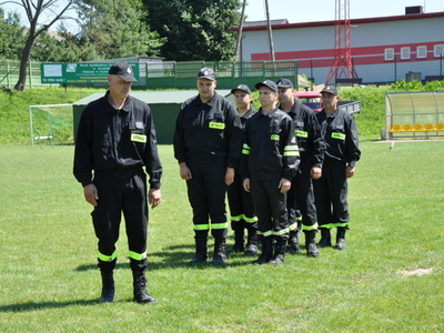 Zdjęcie z gminnych zawodów sportowo - pożarniczych