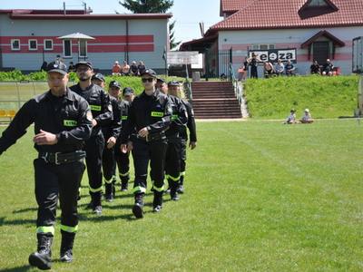 Zdjęcie z gminnych zawodów sportowo - pożarniczych