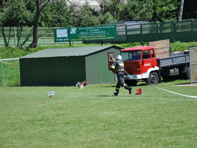 Zdjęcie z gminnych zawodów sportowo - pożarniczych