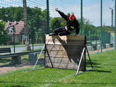 Zdjęcie z gminnych zawodów sportowo - pożarniczych