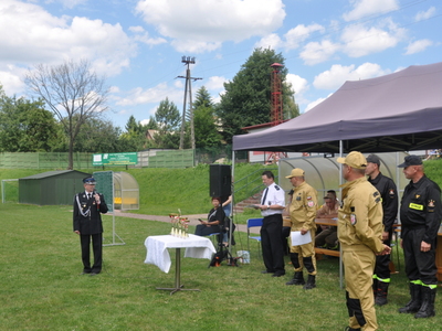 Zdjęcie z gminnych zawodów sportowo - pożarniczych