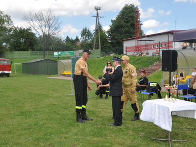 Zdjęcie z gminnych zawodów sportowo - pożarniczych
