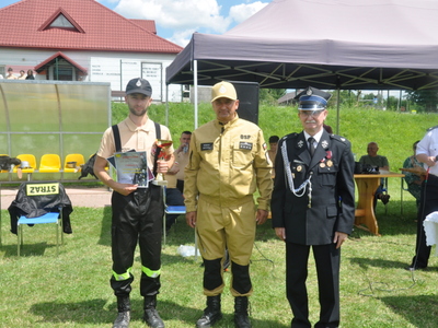 Zdjęcie z gminnych zawodów sportowo - pożarniczych
