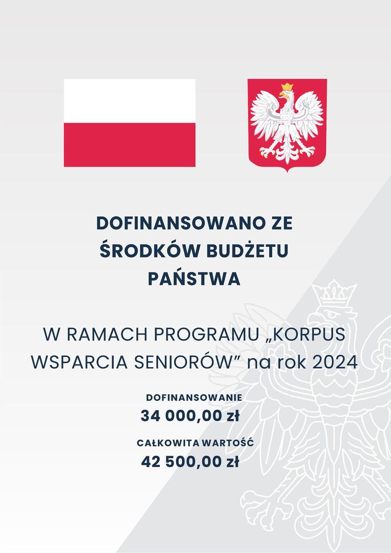 Plakat/tablica informacyjna projektu