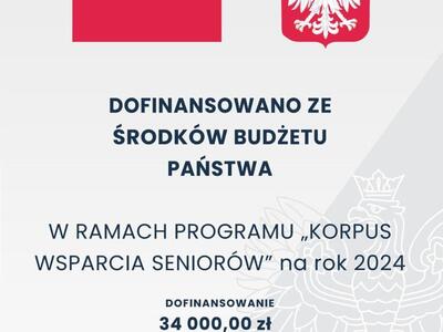 Plakat/tablica informacyjna projektu