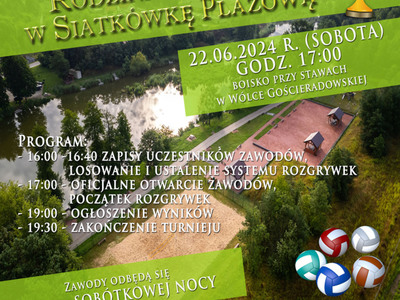 Zdjęcie plakatu z zawodami