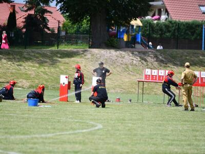 Zdjęcie z Powiatowych Zawodów Sportowo-Pożarniczych MDP