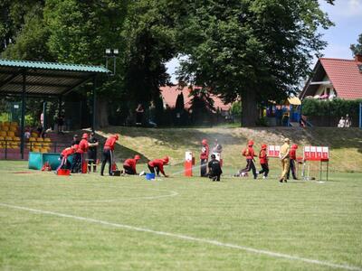Zdjęcie z Powiatowych Zawodów Sportowo-Pożarniczych MDP
