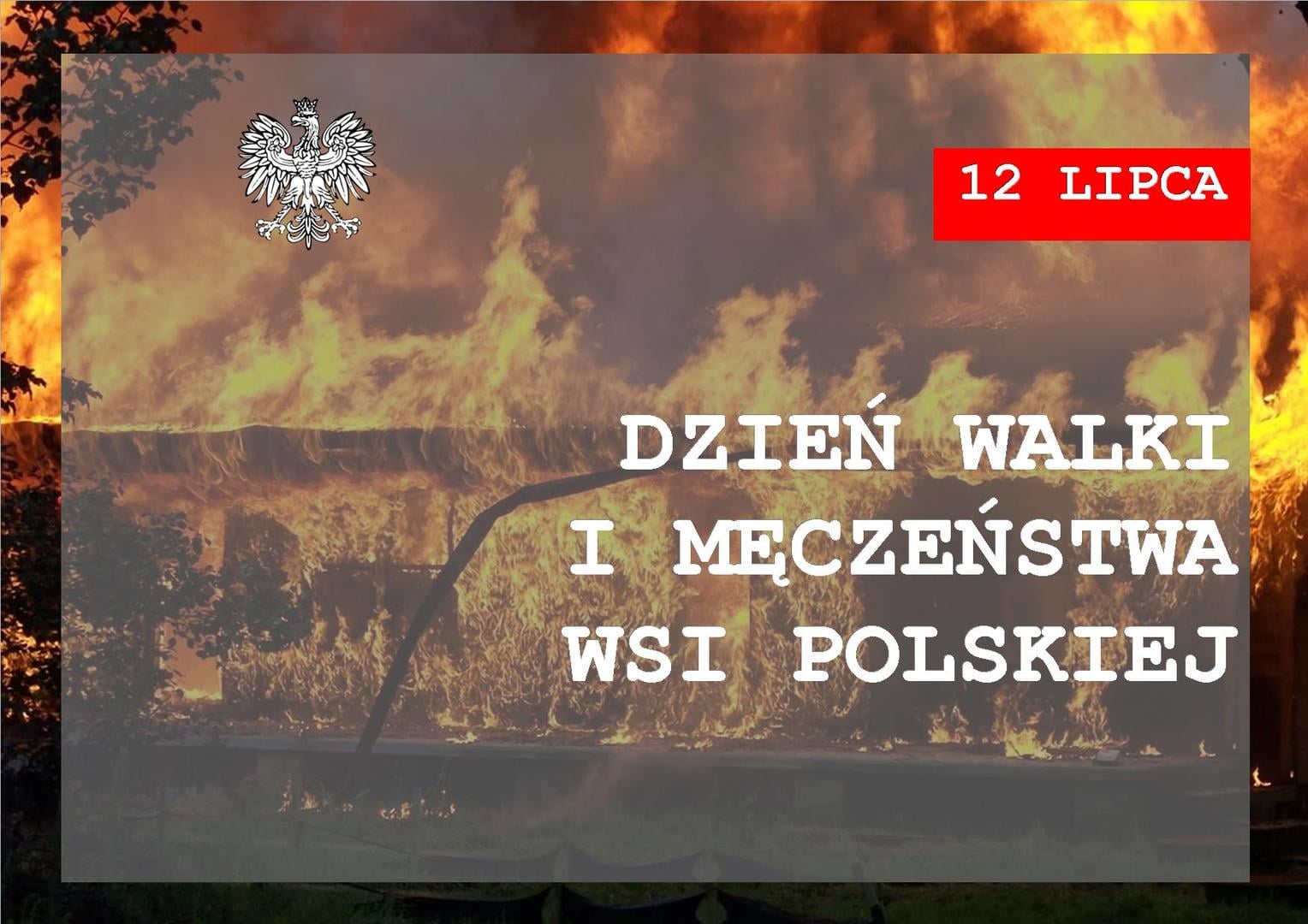 Zdjęcie plonącego budynku