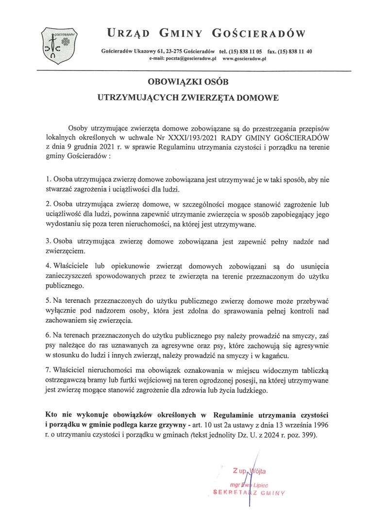 Obraz cyfrowy dokumentu zawierającego treść informacji