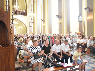 Zdjęcie z 20 – lecia posługi ks. proboszcza Andrzeja Kontka