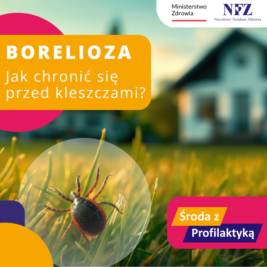 Zdjęcie z kleszczem