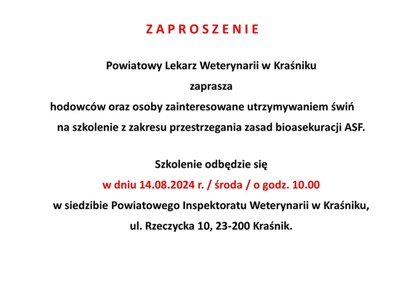 Zdjęcie zaproszenia