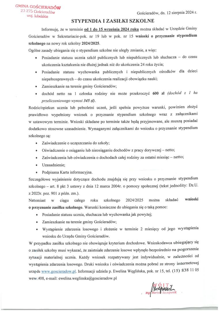 Zdjęcie informacji