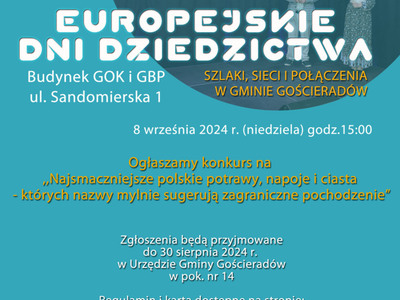 Zdjęcie plakatu Europejskich Dni Dziedzictwa