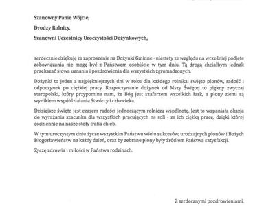 Zdjęcie z Dożynek Gminnych 2024 w Gościeradowie