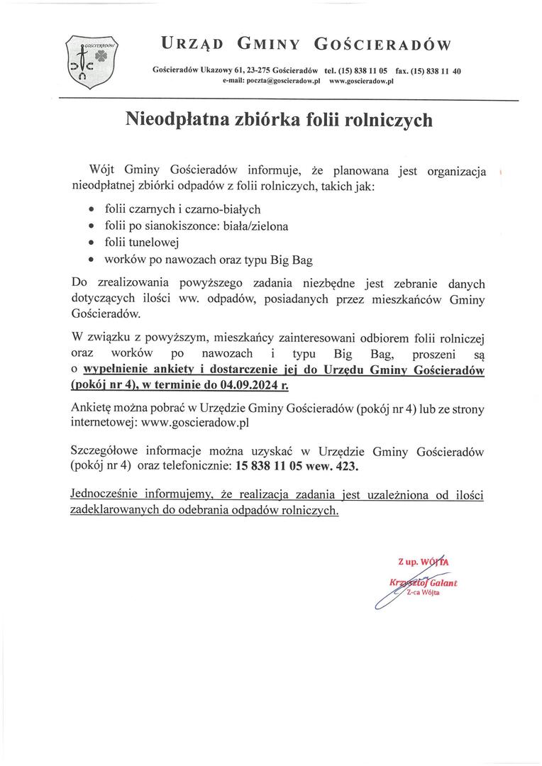 Odzwierciedlenie orazu dokumentu ogłoszenia