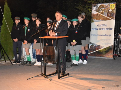 Zdjęcie z Obchodów 85. Rocznicy wybuchu II Wojny Światowej w Gminie Gościeradów
