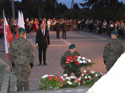 Zdjęcie z Obchodów 85. Rocznicy wybuchu II Wojny Światowej w Gminie Gościeradów