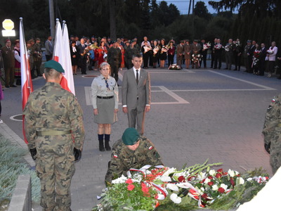 Zdjęcie z Obchodów 85. Rocznicy wybuchu II Wojny Światowej w Gminie Gościeradów