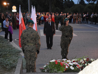 Zdjęcie z Obchodów 85. Rocznicy wybuchu II Wojny Światowej w Gminie Gościeradów