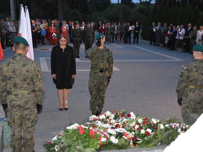 Zdjęcie z Obchodów 85. Rocznicy wybuchu II Wojny Światowej w Gminie Gościeradów