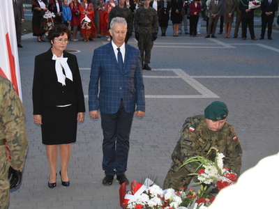 Zdjęcie z Obchodów 85. Rocznicy wybuchu II Wojny Światowej w Gminie Gościeradów