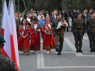 Zdjęcie z Obchodów 85. Rocznicy wybuchu II Wojny Światowej w Gminie Gościeradów