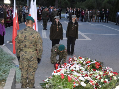 Zdjęcie z Obchodów 85. Rocznicy wybuchu II Wojny Światowej w Gminie Gościeradów