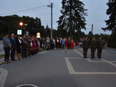 Zdjęcie z Obchodów 85. Rocznicy wybuchu II Wojny Światowej w Gminie Gościeradów