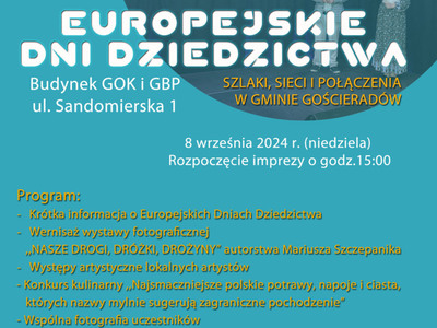 Zdjęcie plakatu Europejskich Dni Dziedzictwa